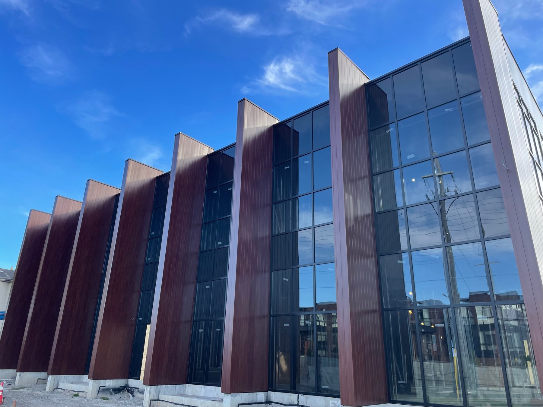 Northview curtain wall project exterior